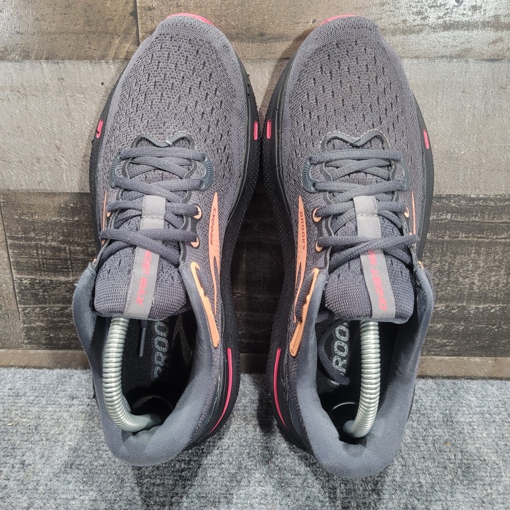 Brooks Ghost Max Womens 9.5 Shoes Running Walking Sneaker Black 1203951B049 Gym - Picture 6 of 16
